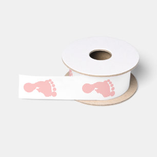 Rosa Abdruck-Satin-Band Satinband