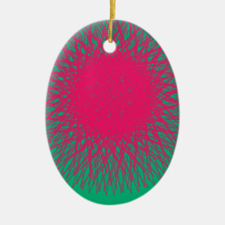 rosa abstrakt keramikornament