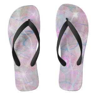 Rosa Abstrakte Flip Flops