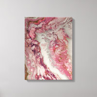 Rosa Abstrakte flüssige Marmorplatte Stone Print L