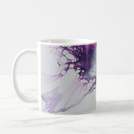 Rosa abstrakte Motive. Kaffeetasse