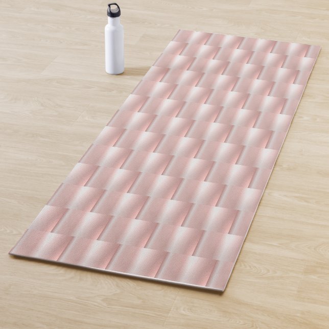 Rosa Abstrakter Körbchen Eleganter Chic Yogamatte (Beispiel)
