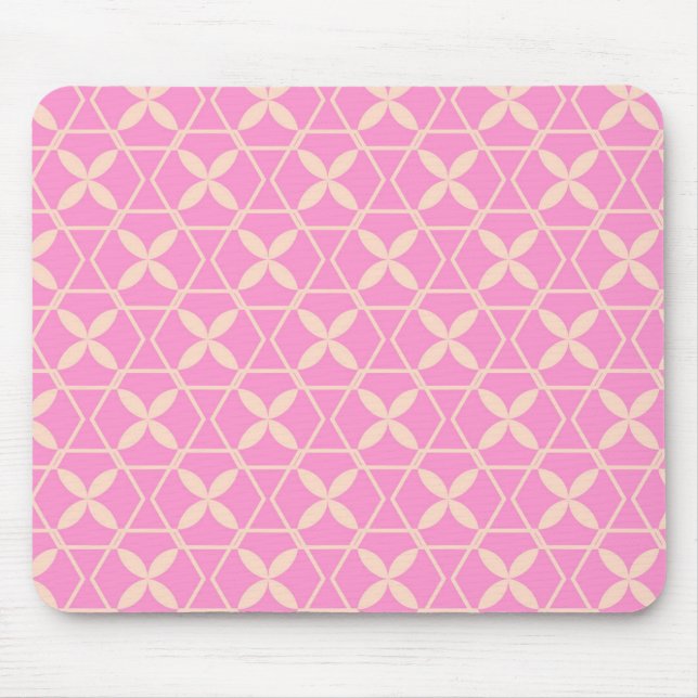 Rosa abstraktes Muster von storeman Mousepad (Vorne)