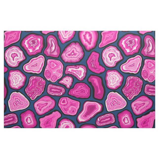 Rosa Ageratscheiben Stoff (Fat Quarter (45,7 x 55,9 cm))