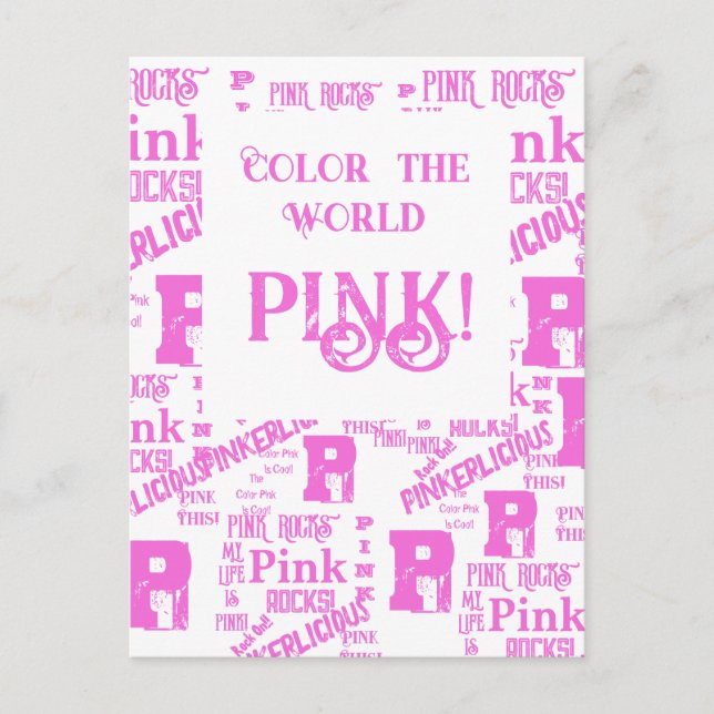 ROSA ALLES  POSTKARTE (Vorderseite)