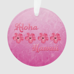 Rosa Aloha Hawaii Ornament