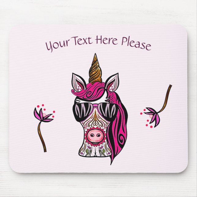 Rosa als Couture Mousepad (Vorne)