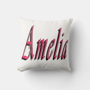 Rosa Amelia Girls Logo Kissen