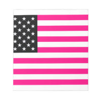 rosa amerikanische Flagge