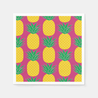 Rosa Ananas tropisch Serviette