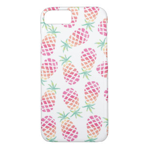 Rosa Ananas Wasserfarben Muster iPhone-Abdeckung Case-Mate iPhone Hülle