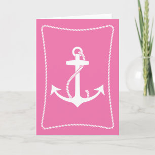 Rosa Anchor Karte