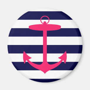 Rosa Anchor-Silhouette Magnet