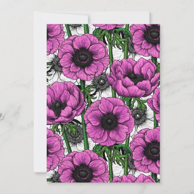 Rosa Anemone (Vorderseite)