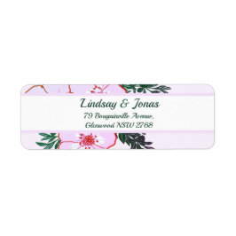 Rosa Anemone Grüne Blumenbeete Rücksendeadresse