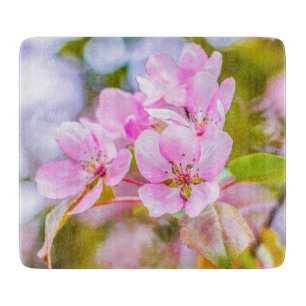 Rosa Apfelblüte Schneidebrett