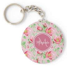Rosa Apfelblüten-Monogramm