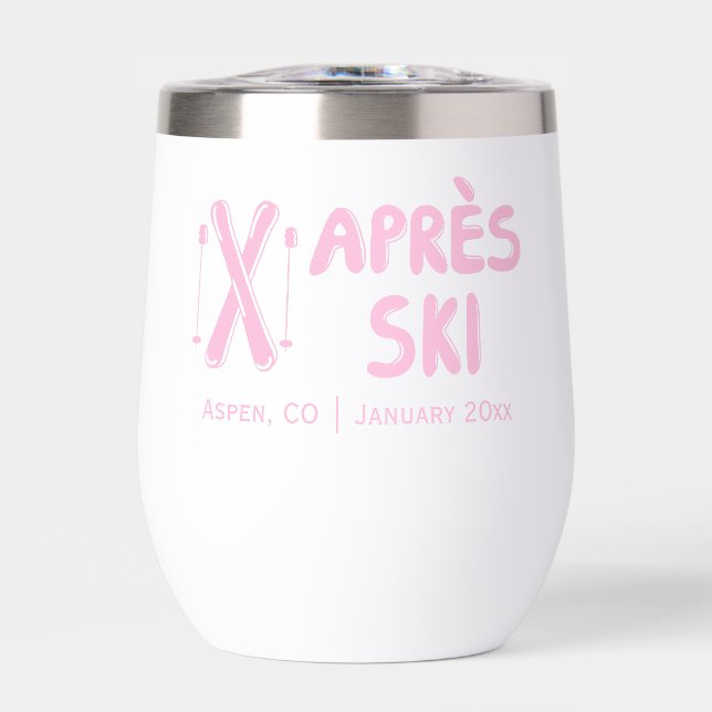 Rosa Apres Ski Junggeselinnen-Abschied (Vorderseite)