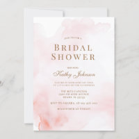 Rosa Aquarell Brautparty