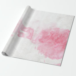 Rosa Aquarell-Geschenk-Verpackung Geschenkpapier