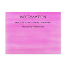 ROSA AQUARELL-INFORMATIONS-KARTE