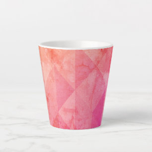 Rosa Aquarellfarbe Milchtasse