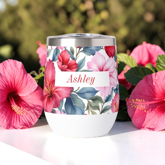 Rosa Aquarellfarben Hibiskus Blume (Von Creator hochgeladen)