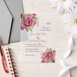 Rosa Aquarellfarben Rose Blume