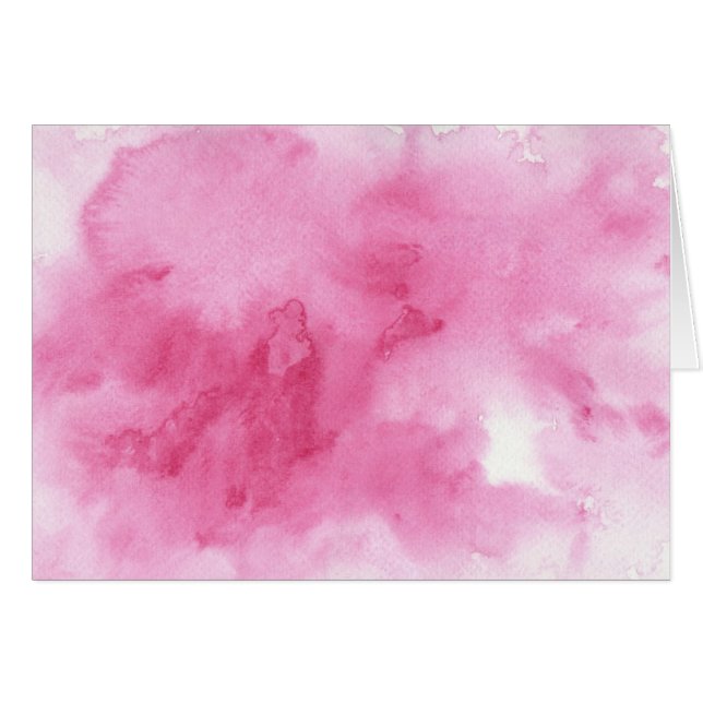 rosa Aquarellhintergrund für Ihr (Vorderseite (Horizontal))