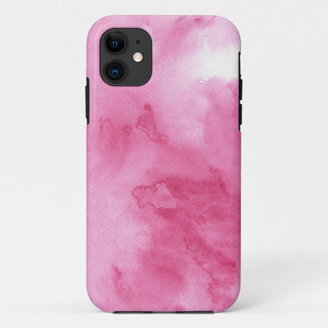 rosa Aquarellhintergrund für Ihr Case-Mate iPhone Hülle (Rückseite)