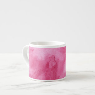 rosa Aquarellhintergrund für Ihr Espressotasse