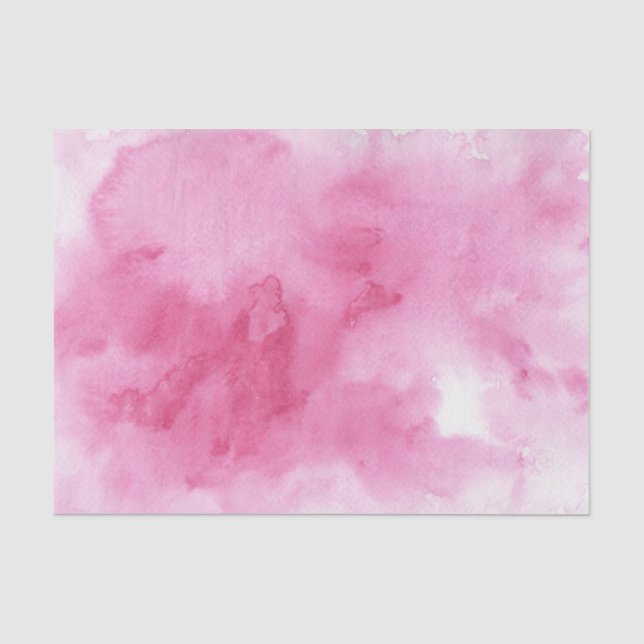 rosa Aquarellhintergrund für Ihr Seidenpapier (Vorderseite)