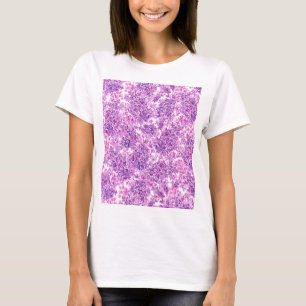 Rosa Aquarelllische Blume T-Shirt