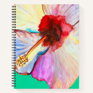 Rosa Aquarelltulis Kunst Notizbuch