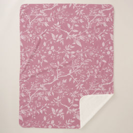 Rosa Arboretum Sherpa Blanket Sherpadecke