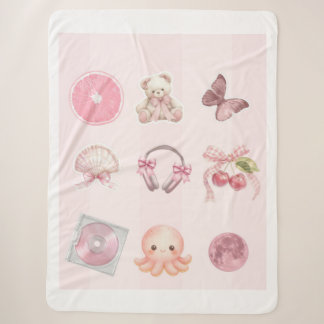 Rosa Ästhetik-Notizbuch Sherpadecke