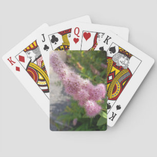 Rosa Astilbe-Blumen-Blumen-Kartenspiel für Spiele Spielkarten