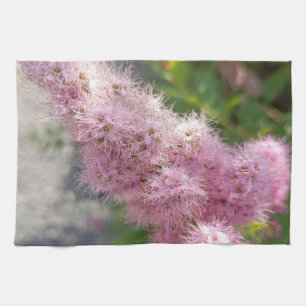 Rosa Astilbe-Blumen-Küchentuch für den Garten Geschirrtuch