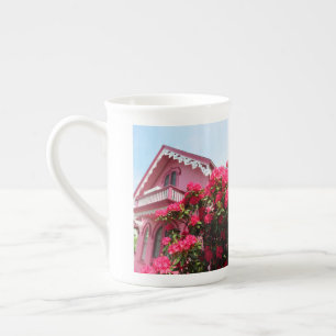 Rosa auf Rosa - Martha's Vineyard Prozellantasse