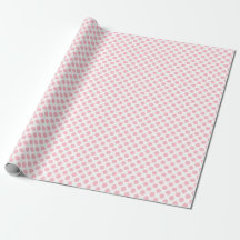 Rosa auf weißen Polka-Punkten kleiner Größe