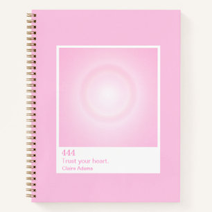 Rosa Aura Swatch Engel Zahl Notizbuch