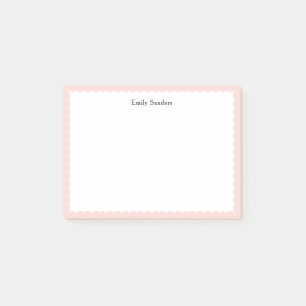 Rosa ausgebogte GrenzTupfen Posten-it® Anmerkungen Post-it Klebezettel