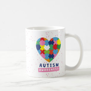 rosa Autismus-Bewusstsein Kaffeetasse
