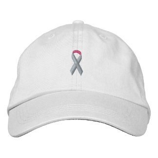 Rosa Awareness Ribbon Bestickte Baseballkappe