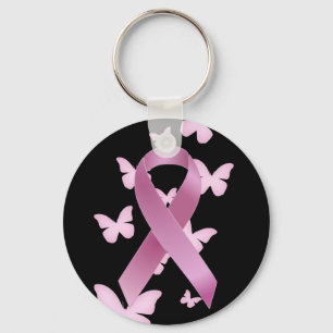 Rosa Awareness Ribbon Schlüsselanhänger