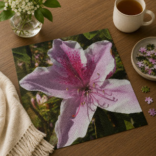 Rosa Azaleen-Puzzle