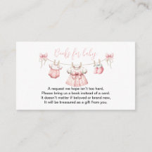 Rosa Babykleidung Mädchen Buch Anfrage Baby Shower