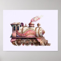 Rosa Bahn Motor Vintag Steampunk Stil
