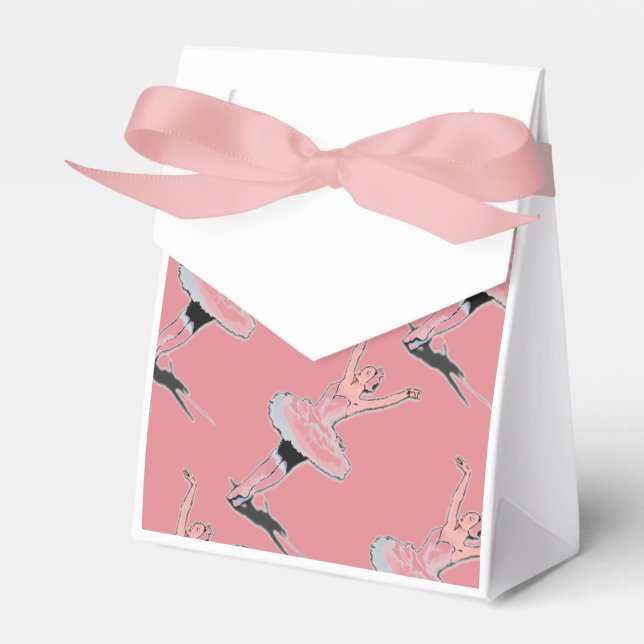 Rosa Ballerina Ballett Geburtstagsparty Lieblingsb Geschenkschachtel (Vorderseite)