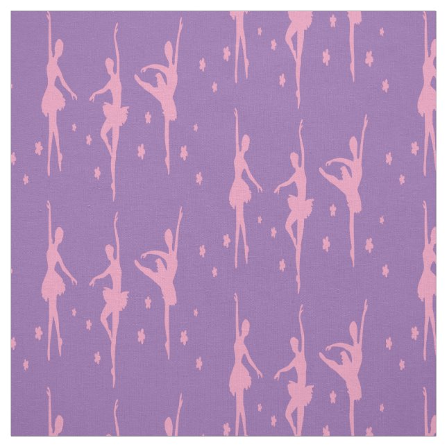 Rosa Ballerina-Gewebe Stoff (Muster)